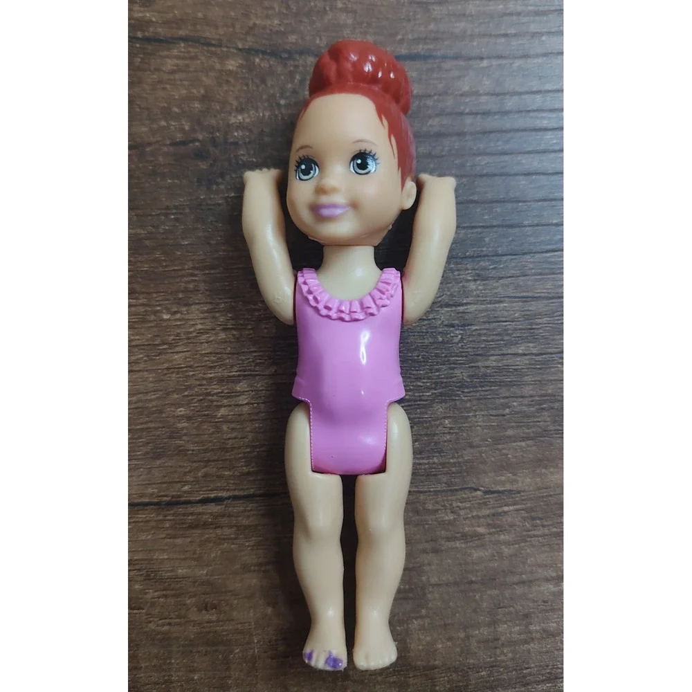 Chelsea Club Barbie Doll Kelly Gymnastics Redhead Replacement Figure